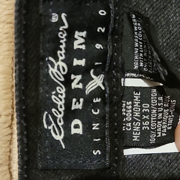 Vintage. Made in USA. 90s. Eddie Bauer. Jeans. Mens size w36 l30 - Picture 5 of 6